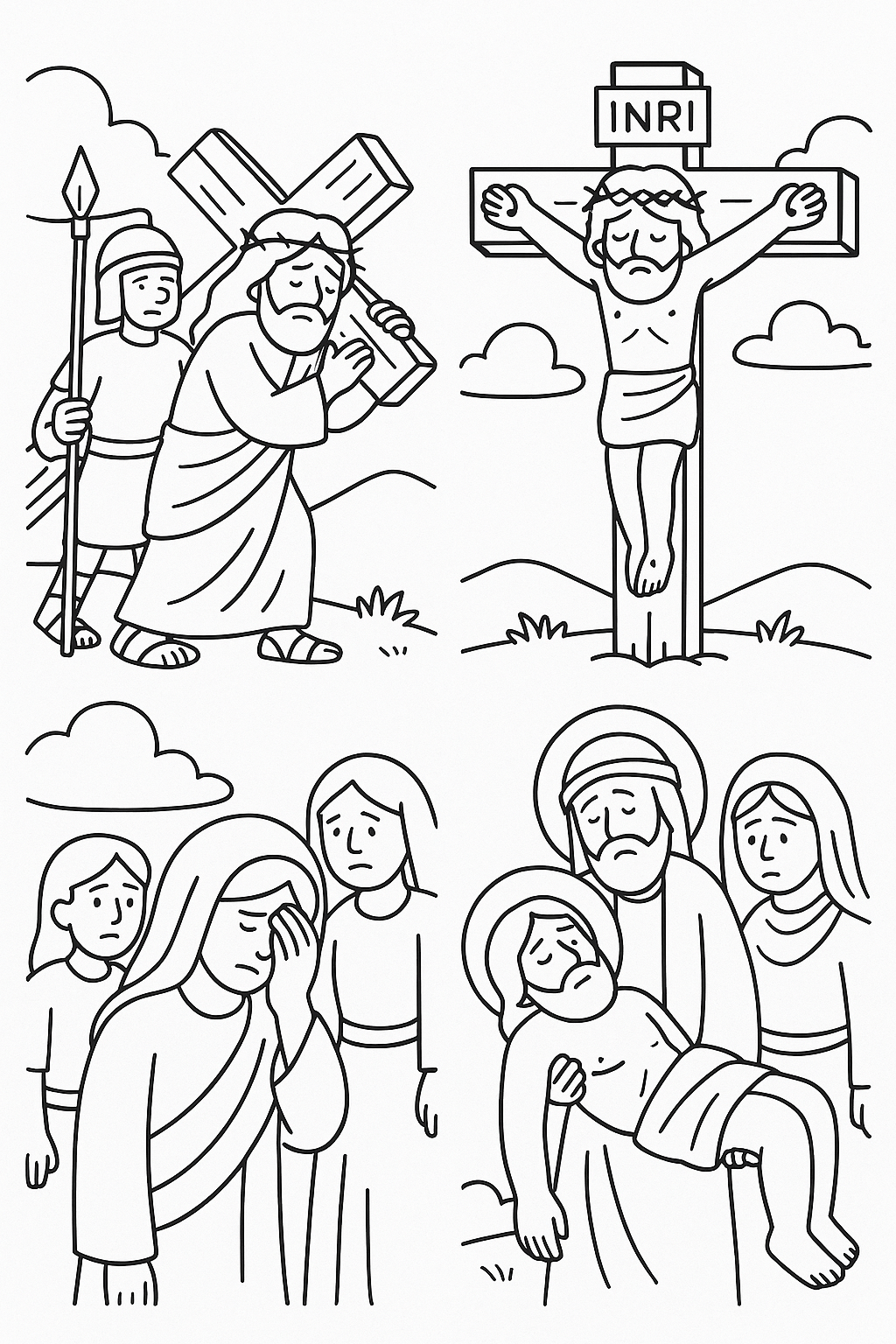 Coloreando la Biblia - La Biblia en 24 Aventuras para Colorear